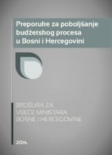 Preporuke za poboljšanje budžetskog procesa u Bosni i Hercegovini