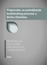 Preporuke za poboljšanje budžetskog procesa u Brčko Distriktu