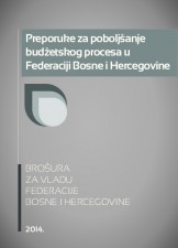Preporuke za poboljšanje budžetskog procesa u Federaciji Bosne i Hercegovine