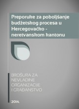 Preporuke za poboljšanje budžetskog procesa u Hercegovačko-neretvanskom kantonu
