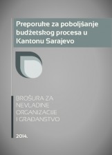Preporuke za poboljšanje budžetskog procesa u Kantonu Sarajevo