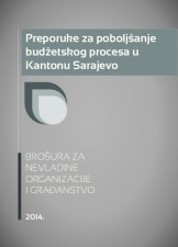 Preporuke za poboljšanje budžetskog procesa u Kantonu Sarajevo