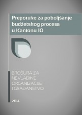 Preporuke za poboljšanje budžetskog procesa u Kantonu 10