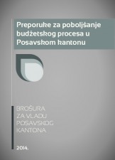 Preporuke za poboljšanje budžetskog procesa u Posavskom kantonu