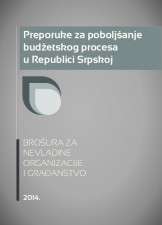 Preporuke za poboljšanje budžetskog procesa u Republici Srpskoj