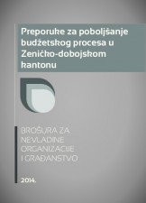 Preporuke za poboljšanje budžetskog procesa u Zeničko-dobojskom kantonu